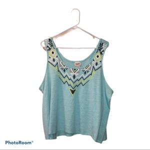 (LAST CHANCE) MOSSIMO SUPPLY CO •Cropped Tank Top